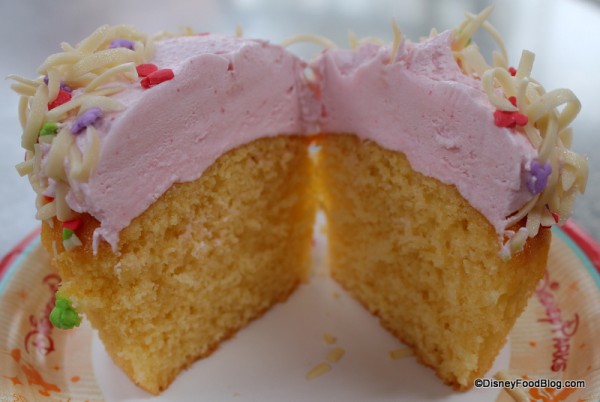 Inside of cupcake