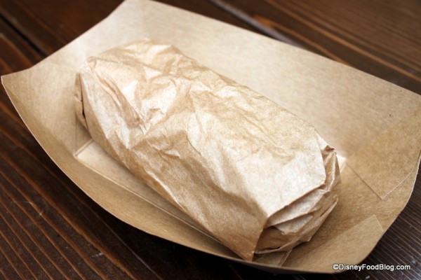 Hot Breakfast Wrap -- Wrapped!