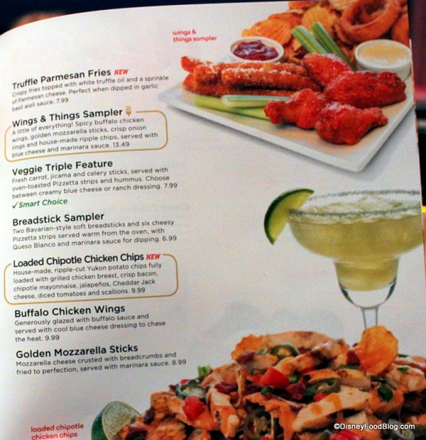 Menu -- More Appetizers -- Click to Enlarge