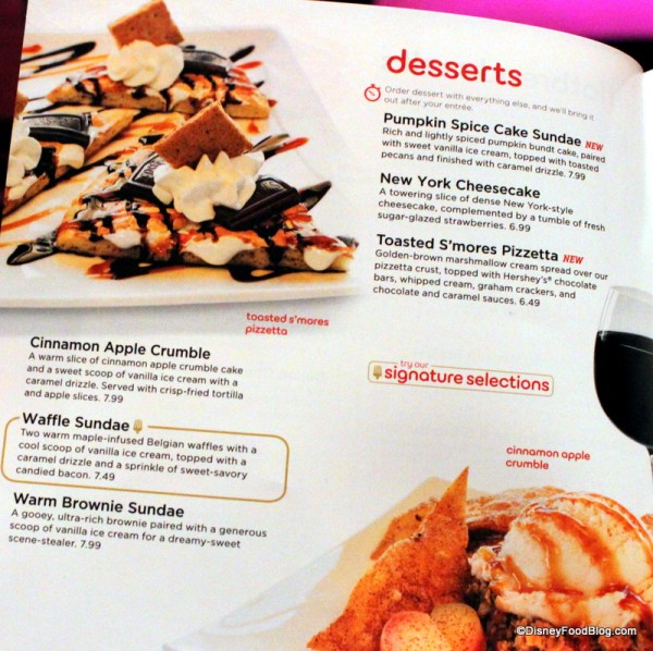 Menu 8 Dine-In Theater