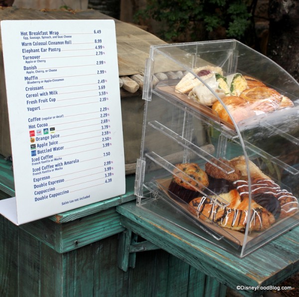 Menu and Breakfast Options