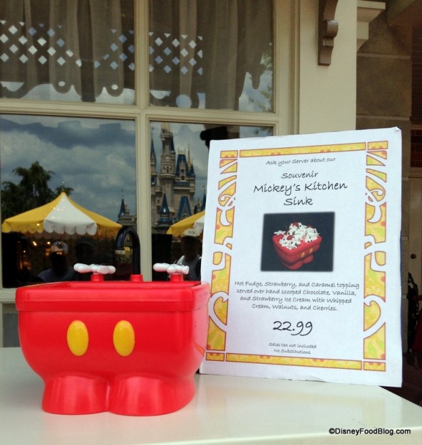 Mickey Kitchen Sink Sundae