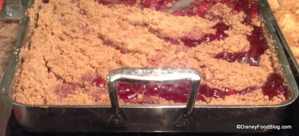 Batch of hot Cherry Cobbler
