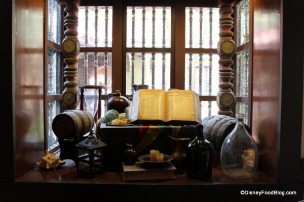 Window looking towards the courtyard