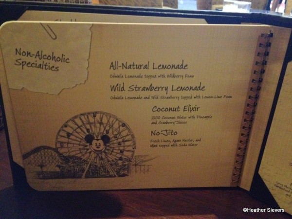 Non-Alcoholic Beverage List 