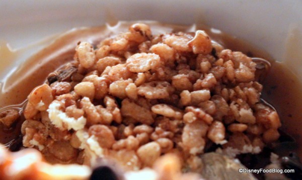 Rice Krispy Treat Base of the Cheesecake