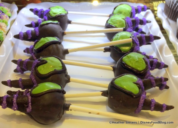 Maleficent Cake Pops