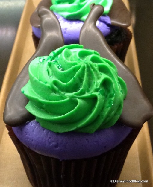 Maleficent cupcake