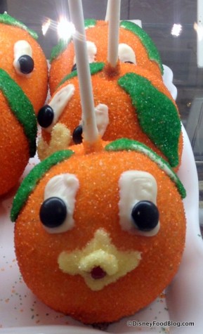 Orange Bird Caramel Apple