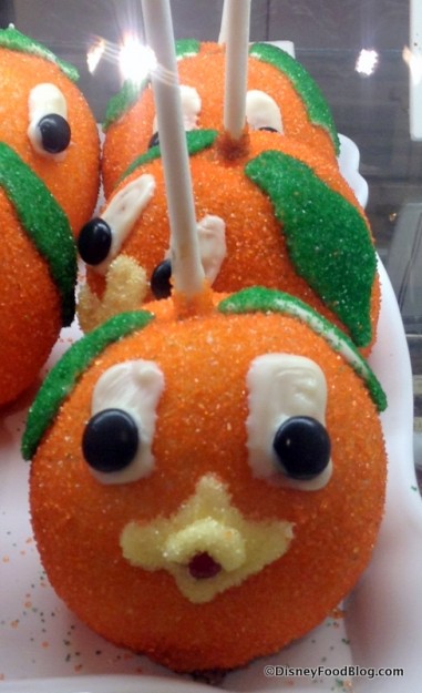 Orange Bird Caramel Apple