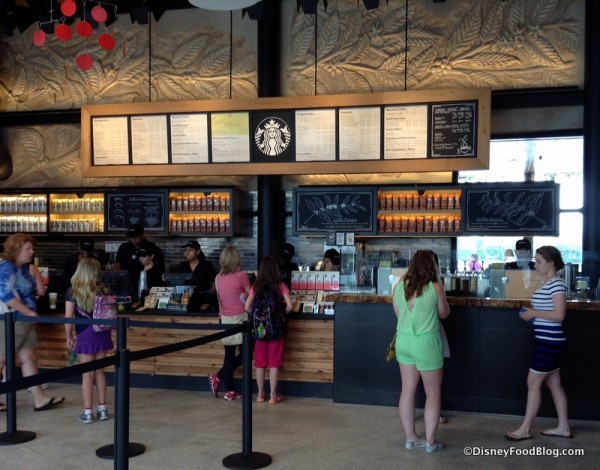 Ordering Area at Starbucks