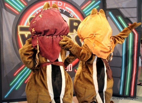 Ewok Chip and Dale up to their usual antics