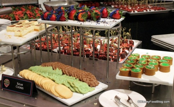 The Alliance dessert spread