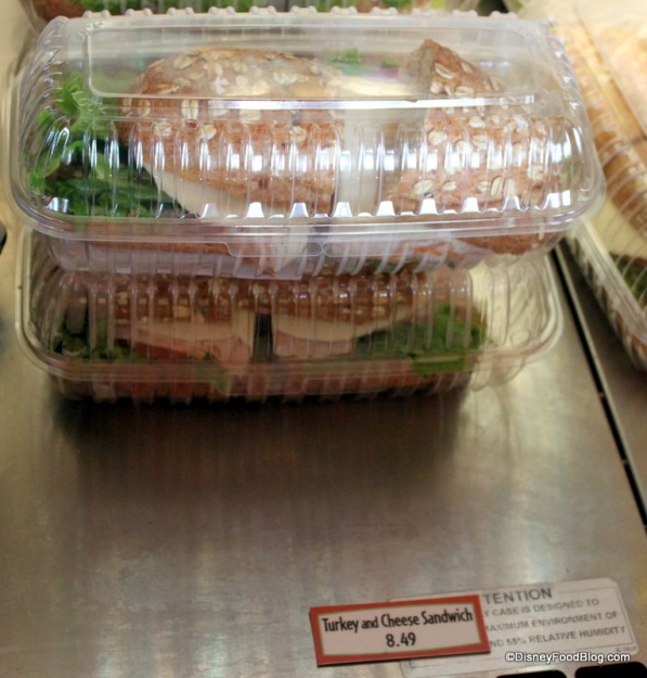 Turkey and Cheese Grab and Go Sandwich