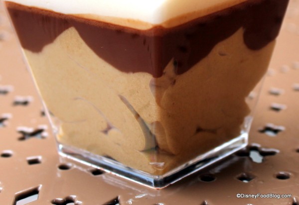 Second and third layers of the Cafe Liegeois