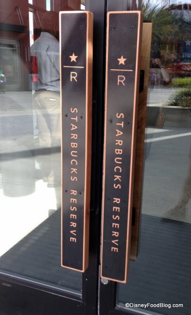 Starbucks Reserve door handles 
