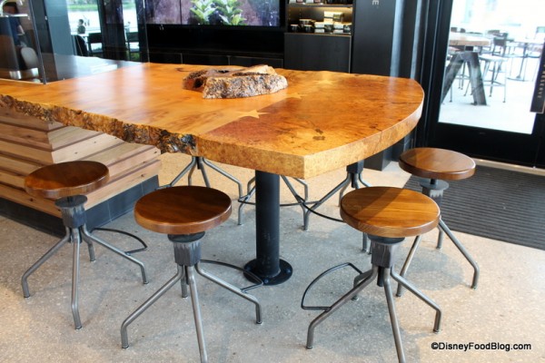 Seating at the Reserve Coffee Counter