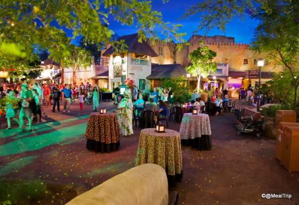 After the Show as Night Falls