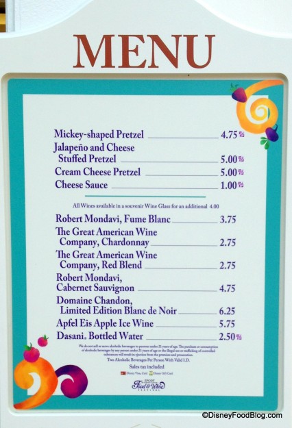 Block & Hans Festival Menu