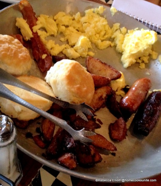 Everything Is Served in Skillets, Family Style