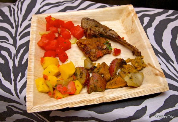 Seared Lamb and Corvina Fillet