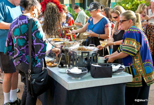 Self Serve Appetizers at the Welcome Party