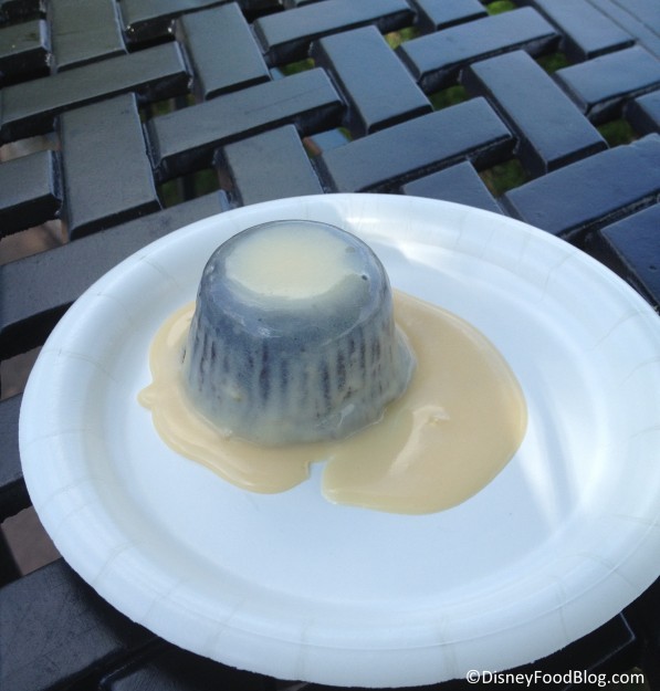 Warm chocolate pudding with Kerrygold Irish Cream Liqueur Custard