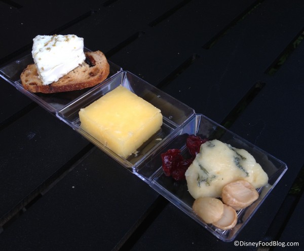 Artisan cheese plate