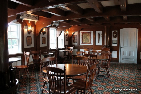 Upstairs Window Tables at Columbia Harbour House
