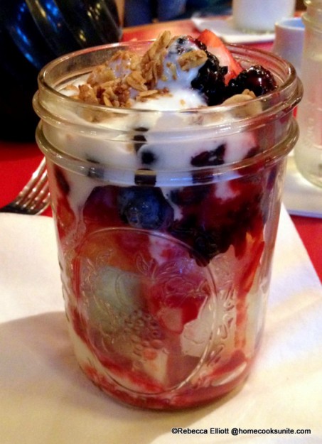 A Refreshing Alternative to a Heavy Breakfast- Fresh Fruit with Ginger Yogurt and Granola