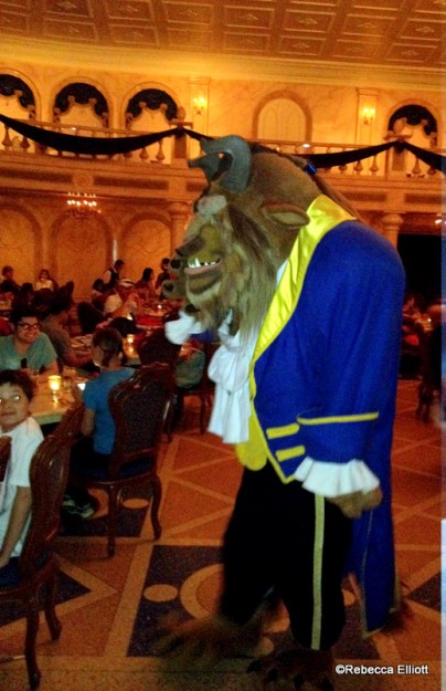 Beast Making His Way Through the Dining Room