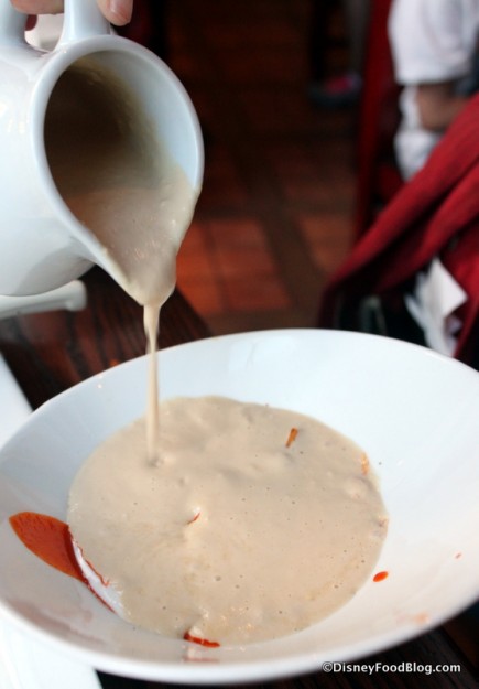Pouring the Corn Soup