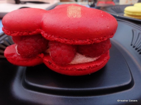 Side View with Fresh Raspberries