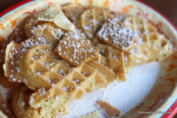 Goat Cheese Waffle -- Up Close