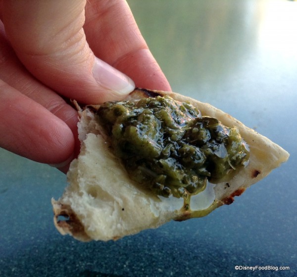 Naan with Coriander Chutney