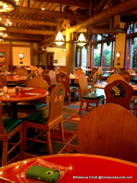 The Dining Features Graphics and Elements of a Child's Playroom in the 50's