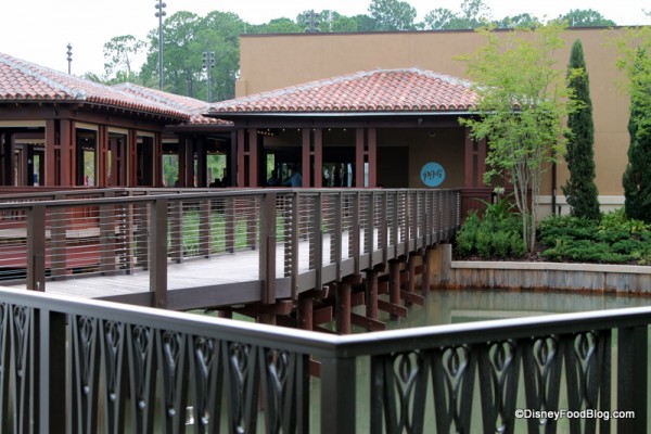 Outdoor walkway to PB&G