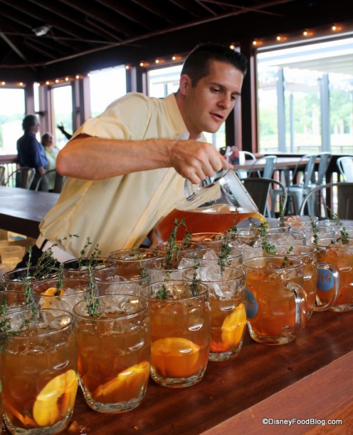 Pouring some Peach Time!