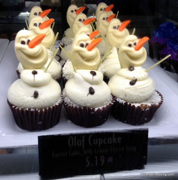 Olaf Cupcakes