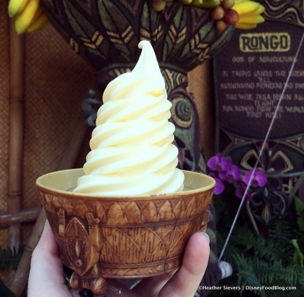 Dole Whip in Souvenir Tiki Bowl