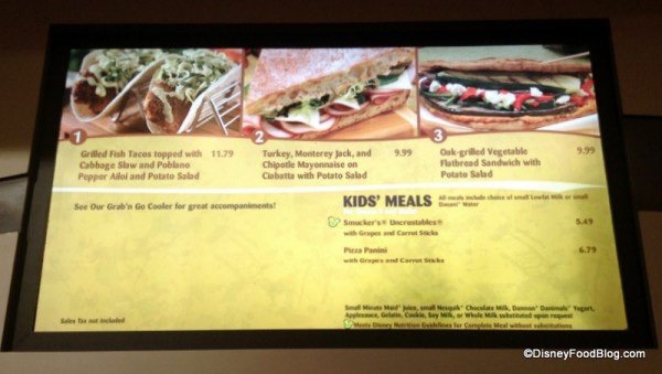 Sunshine Seasons Menu