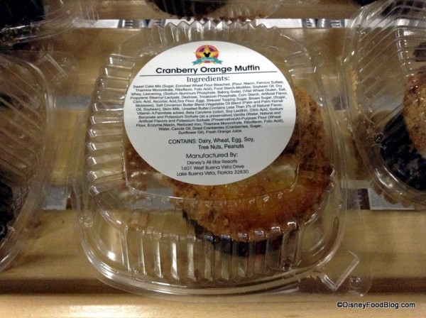 Ingredient list on packaging