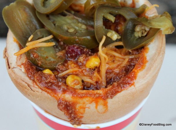 Chili inside the cone