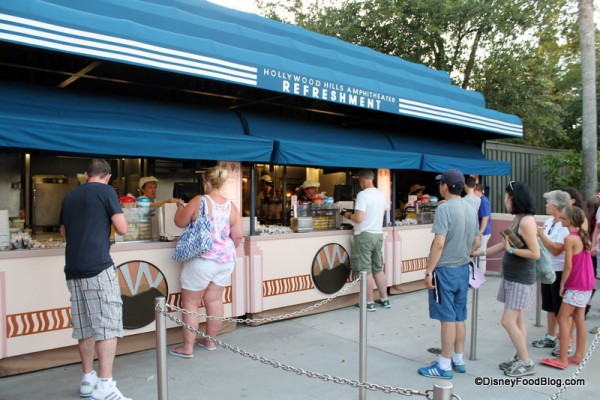 Hollywood Hills Amphitheater Refreshments