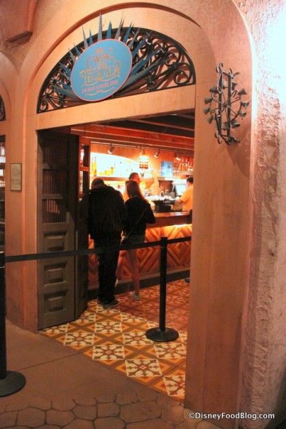 Entrance into La Cava del Tequila