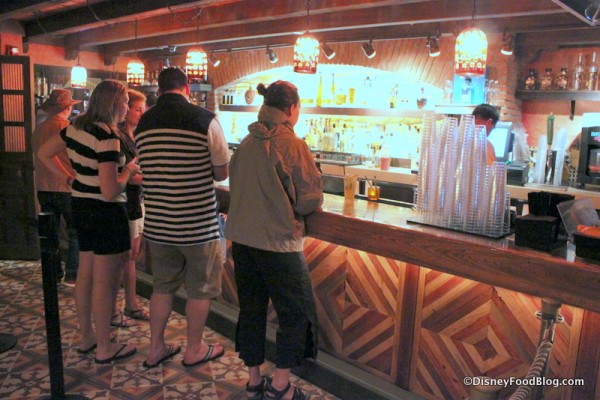 At opening time, the lines aren't too bad.