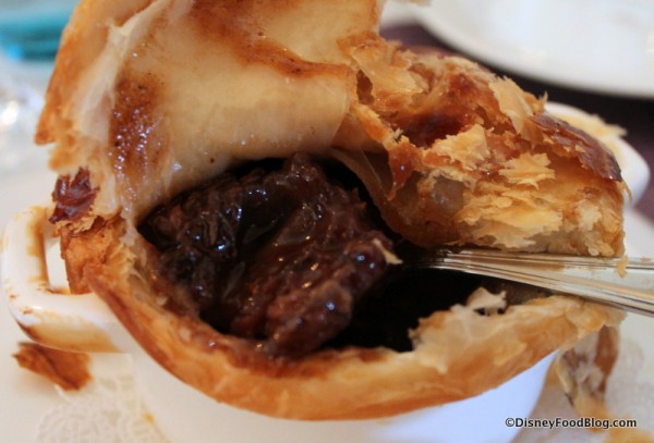 Oxtail Pie -- Inside