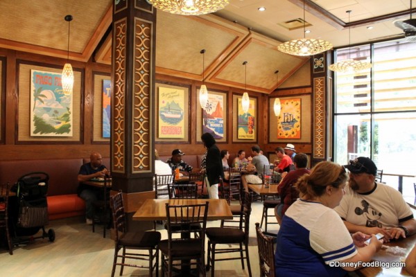 Captain Cook's main dining room