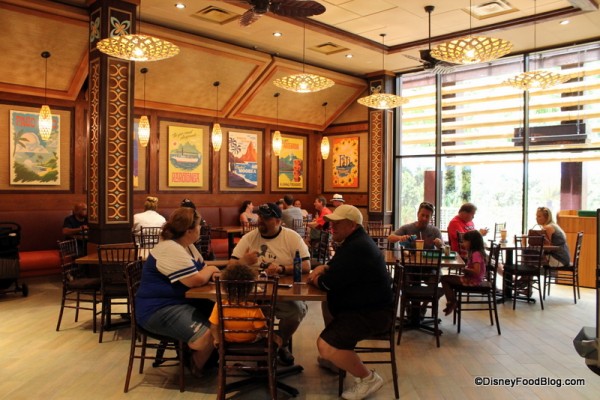 Captain Cook's dining room