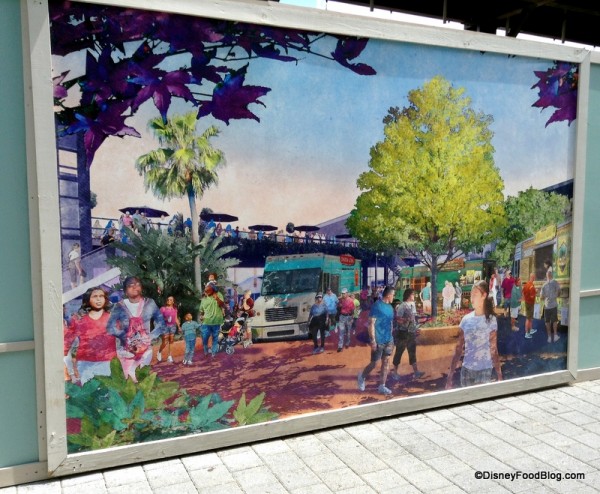 Food Truck Park concept art